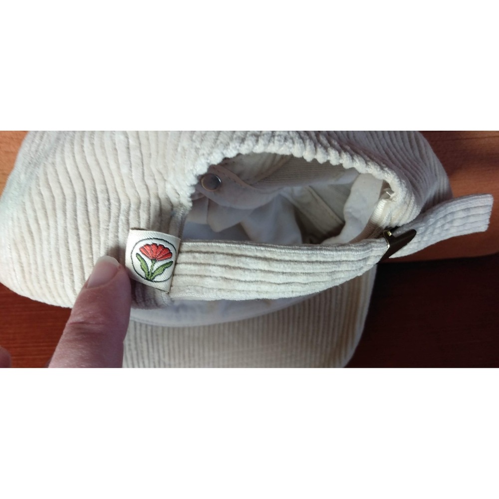 MUSHROOM Fungi Beige CORDUROY Strapback 5-Panel Nature Hat Valley Cruise Press‎ - Picture 6 of 6